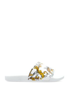 サンダル VERSACE JEANS COUTURE Men Sandals White 78YA3SQ4ZS365 G03 VERSACE JEANS COUTURE Men Sandals White 78YA3SQ4ZS365 G03